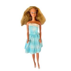 Vintage Barbie Doll 1966 Hong Kong Twist Blonde Hair Bendable Legs Redressed